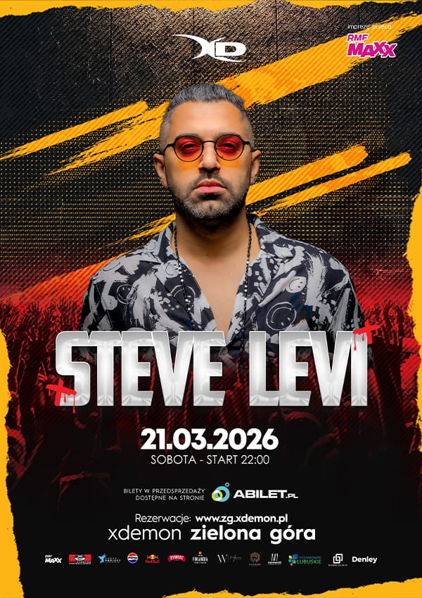Bilety STEVE LEVI | YES! I THINK I LIKE IT | X-Demon Zielona Góra