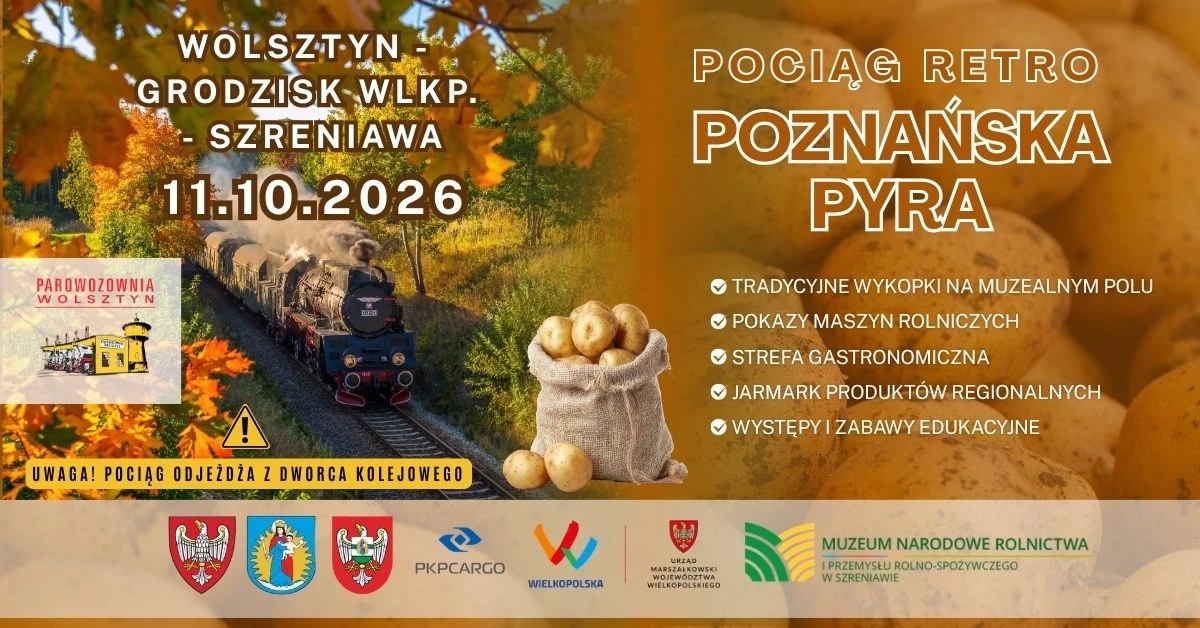 Pociąg retro - Poznańska Pyra